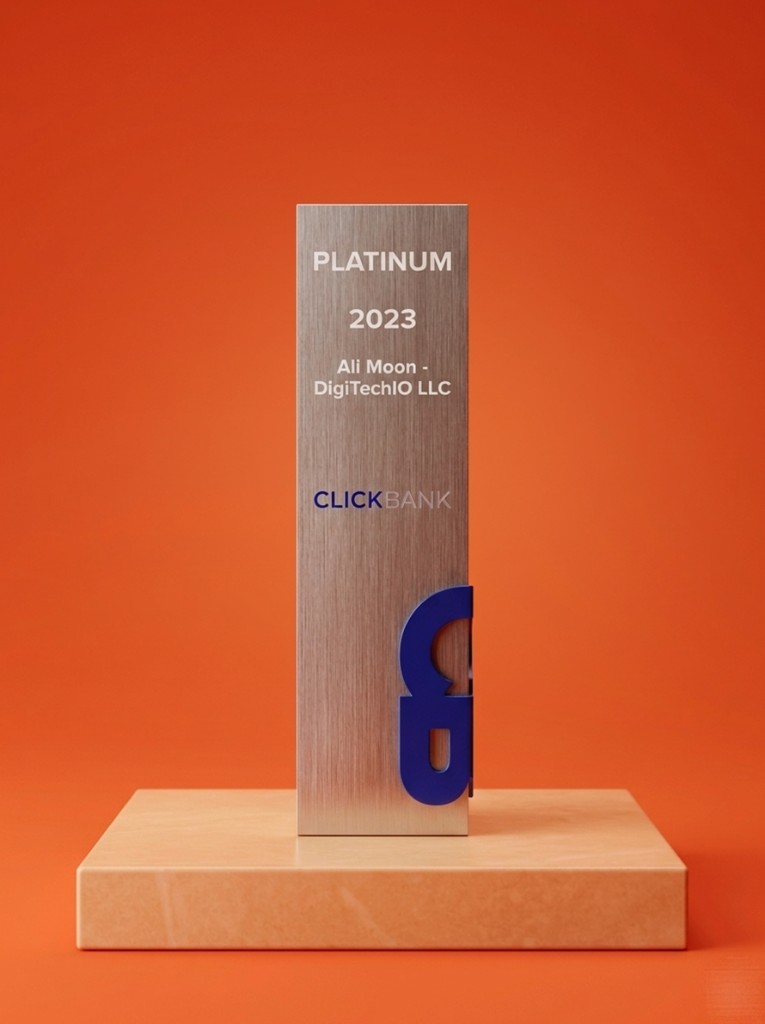 ClickBank Platinum 2023 — Ali Moon, DigiTechIO LLC