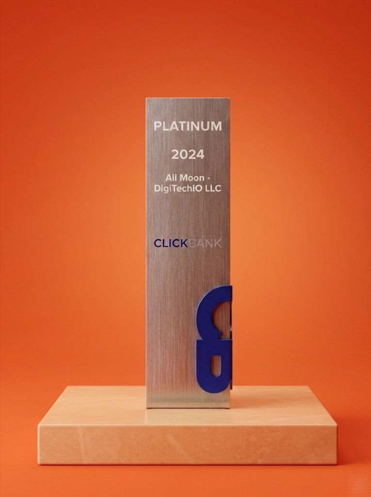 ClickBank Platinum 2024 — Ali Moon, DigiTechIO LLC