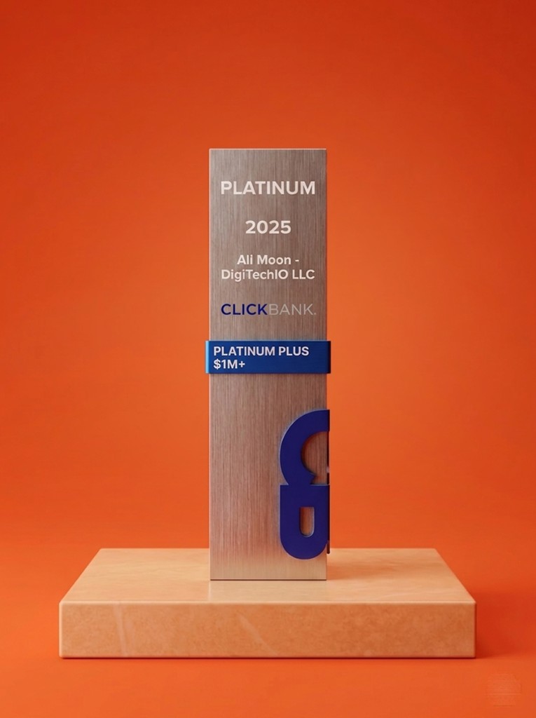 ClickBank Platinum Plus 2025 — Ali Moon, DigiTechIO LLC
